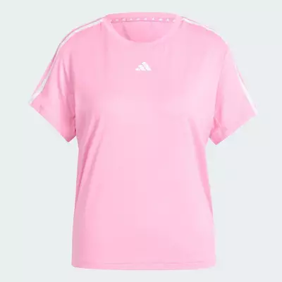 adidas Gym & Training AEROREADY Train Essentials 3-Stripes Tee Women Pink IS4215
