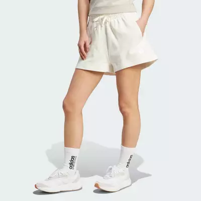 adidas Phong cách sống Quần Short Vải Thun Da Cá ALL SZN Nữ trắng JY1560