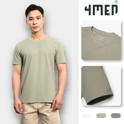 Áo Thun Cool-X In Logo Bông Tuyết Sau Cổ Form Regular AT189 Mềm Mại, Năng Động, Thoáng Mát
