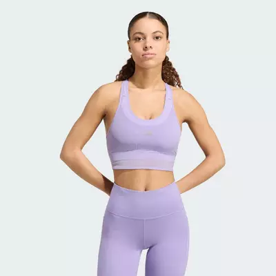 adidas Gym & Training Áo Bra Adi365 Running CLIMACOOL Nữ Màu tím KS5869