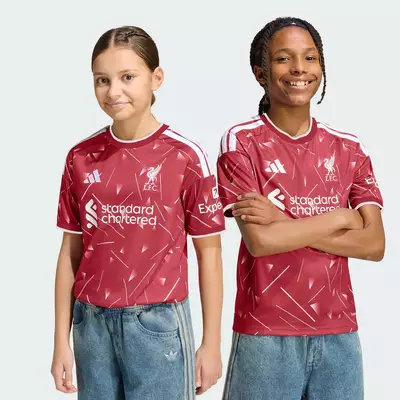 adidas Football Liverpool FC 26/27 Home Jersey Kids Unisex Burgundy KB8255