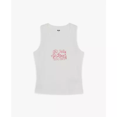 MLB - Áo ba lỗ nữ cổ tròn Street Graphic_3FTOB6163-50WHS