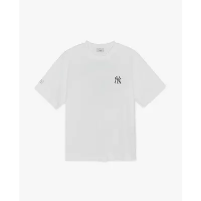 MLB - Áo thun unisex cổ tròn tay ngắn in họa tiết_3ATSN7463-50WHS