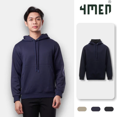 Áo Hoodie 4MEN In Classical Form Regular AH005 chất vải nỉ ép thoải mái thoáng mát, đi chơi, đi làm