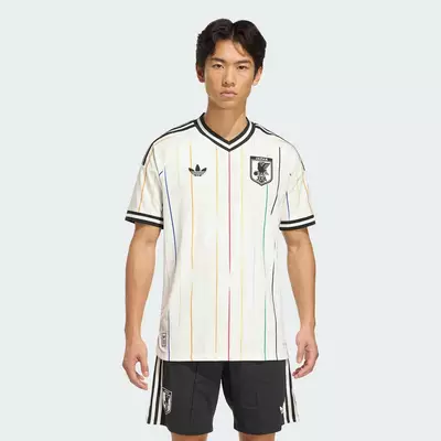 adidas Bóng đá Áo Đấu Sân Khách Đội Tuyển Nhật Bản 26 Phiên Bản Authentic Nam trắng KD3348