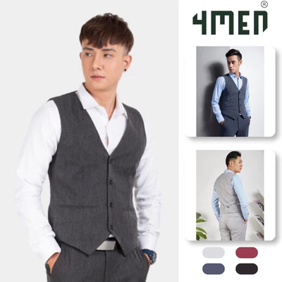 Áo GiLê 4MEN NAZAFU AG1113, 4 màu sắc dễ phối trẻ trung, thanh lịch