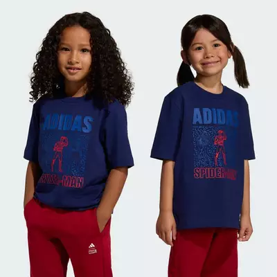 adidas Phong cách sống ÁO THUN ADIDAS MARVEL SPIDER-MAN Trẻ em Màu xanh da trời JZ7667