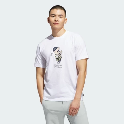 adidas Đánh gôn Áo Thun Classic Chip Graphic Nam trắng JJ4202