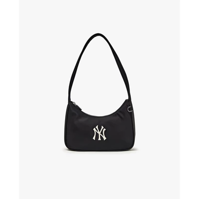 MLB - Túi đeo vai nữ hình bán nguyệt Basic Sportive_3ABQB045N-50BKS