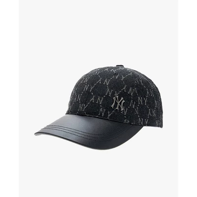 MLB - Nón bóng chày unisex Monogram New York Yankees_3ACPM045N-50BKS