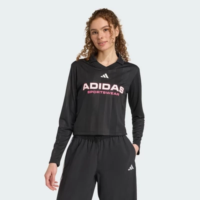 adidas Phong cách sống Áo Polo Dài Tay adidas Tiro Nữ Đen JN2750