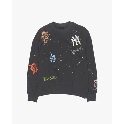 MLB - Áo sweatshirt unisex cổ tròn tay dài in logo_3AMTG0154-00CGS