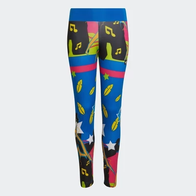 adidas Phong cách sống Quần Bó adidas x LEGO® VIDIYO™ Trẻ em Màu xanh da trời H65316