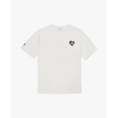 MLB - Áo thun unisex cổ tròn tay ngắn Legends Heart_3ATSH0254-50IVS