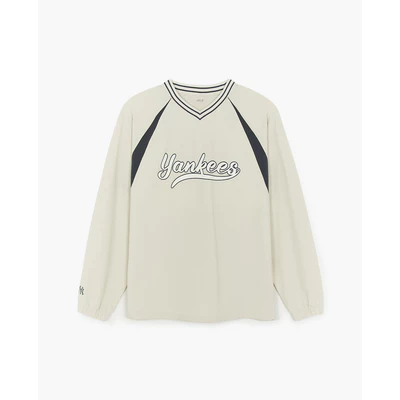 MLB - Áo sweatshirt unisex cổ V tay dài Varsity Sportive_3AMTV1254-50CRD