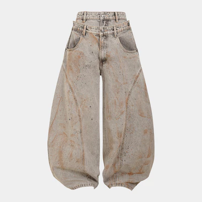 QUẦN BARREL JEAN U2M2 - BARREL JEAN TWO WAIST