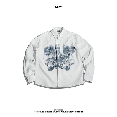 Áo sơ mi tay dài oxford SLY Triple Star