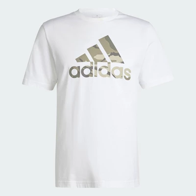 adidas Phong cách sống Áo Thun Graphic Camo Badge of Sport Nam trắng IN6472