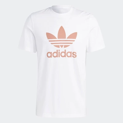 adidas Phong cách sống Áo Thun Adicolor Classics Logo Ba Lá Nam trắng IA4818