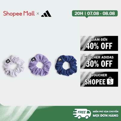 [Duy nhất 8.8 - VOUCHER 30%]adidas Phong cách sống BỘ 3 DÂY BUỘC TÓC Nữ Màu tím KH0385