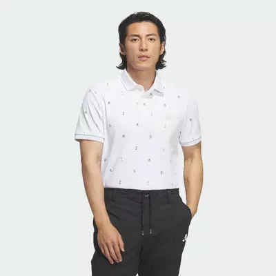 adidas Đánh gôn Áo POLO NGẮN TAY MONOGRUM Nam trắng JY8222