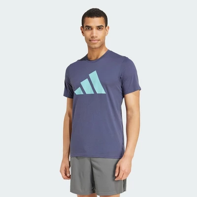 adidas Gym & Training Áo Thun Tập Luyện Train Essentials Feelready Có logo Nam Màu xanh da trời IW3348