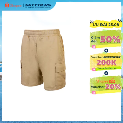 Quần Đùi Thể Thao Nữ Skechers Sports Union Shorts - L424W160-01EW Online Sale