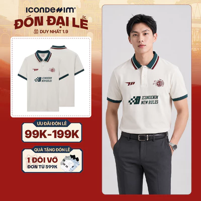 Áo Polo Nam ICONDENIM New Rules Form Regular PLID0267