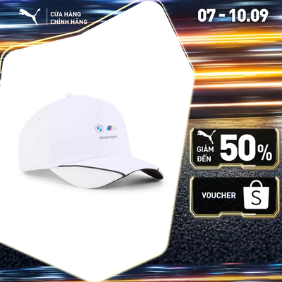Nón Lưỡi Trai PUMA Unisex BB BMW MMS White Màu Trắng