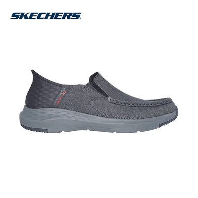 Giày Thể Thao Nam Skechers Slip-ins SKECHERS USA Parson Dewitt-204806-CHAR Air-Cooled Memory Foam Online Sale