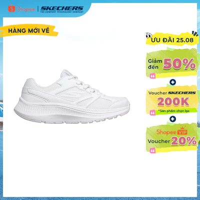 [ĐỘC QUYỀN ONLINE] Giày Thể Thao Bé Gái Skechers GOrun Consistent 2.0 Mapleton Chạy Bộ Tập luyện - 304213L-WHT