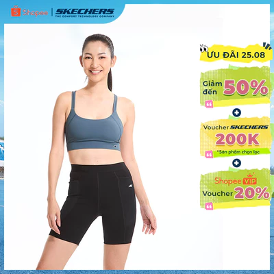 Áo Bra Thể Thao Nữ Skechers City Running Club Sports Bra - SP125W150-015B Online Sale