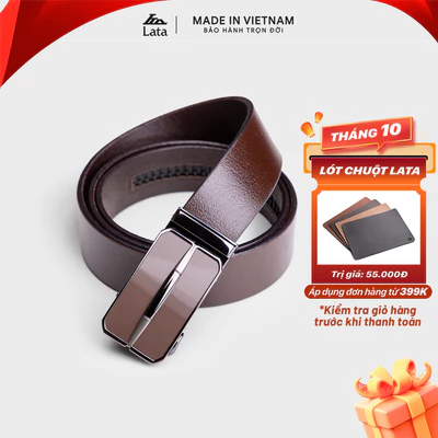 Thắt lưng Lata (Thời trang nam - Dây nịt da thật TL261)