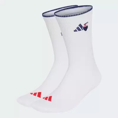 adidas Phong cách sống Bộ 2 Đôi Tất Cổ Cao Graphic Food Unisex trắng KS4146