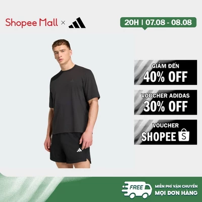 [Duy nhất 8.8 - VOUCHER 30%]adidas Gym & Training Áo Thun Tập Luyện D4T PrimeLift Essentials In Graphic Nam Đen KF8196