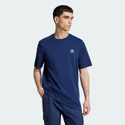adidas Lifestyle Trefoil Essentials Tee Men Blue JC9989
