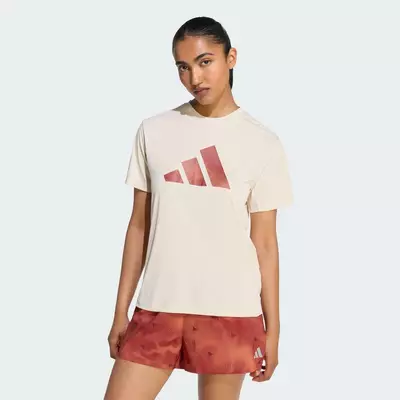 adidas Chạy Áo Thun adi365 Running Essentials Brand Love Nữ Be KA0280