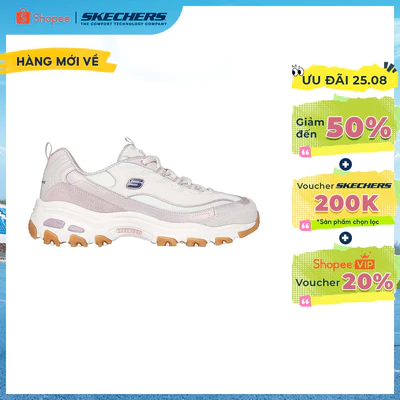 Giày Thể Thao Nữ Skechers Sport D'Lites Dazzling Shine Thường Ngày - 150556-LTPK Air-Cooled Memory Foam
