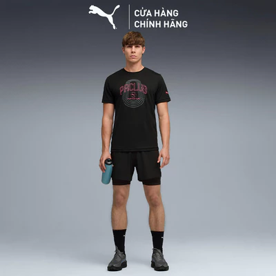 Quần Đùi Chạy Bộ PUMA Nam M DREAMRUN 2in1 5 DryC Short Black Màu Đen
