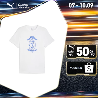 Áo Thun Tay Ngắn Thời Trang PUMA Nam GRAPHICS Water Break White Màu Trắng