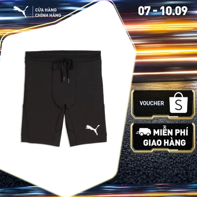 Quần Đùi Chạy Bộ PUMA Nam M LIGHTSPEED 8 HALF TIGHT Black Màu Đen