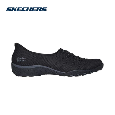 Giày Búp Bê Nữ Skechers Slip-ins Modern Comfort Breathe-Easy Striking Stroll - 100755-BBK Online Sale