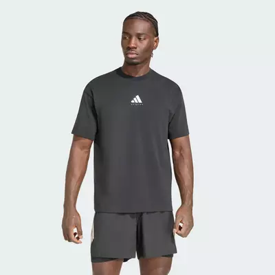 adidas Chạy ÁO THUN GRAPHIC RUNNING CATEGORY Unisex Đen KS2505