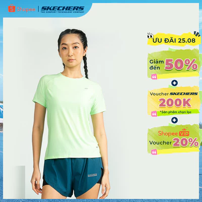 Áo Thun Tay Ngắn Nam Skechers Skechers Authentic - Lounge Short Sleeve Tee - SL425M404-02MZ