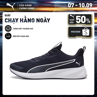 Giày Chạy Bộ PUMA Unisex Flyer Lite 4 New Navy-White Màu Xanh
