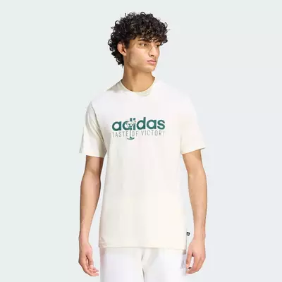 adidas Phong cách sống ÁO THUN GRAPHIC TASTE OF VICTORY DRINK Nam trắng KG0953