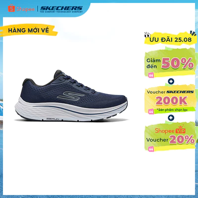 Giày Thể Thao Nam Skechers GOrun Consistent 3 Rushline Chạy Bộ Tập luyện - 221262-NVY Air-Cooled Goga Mat