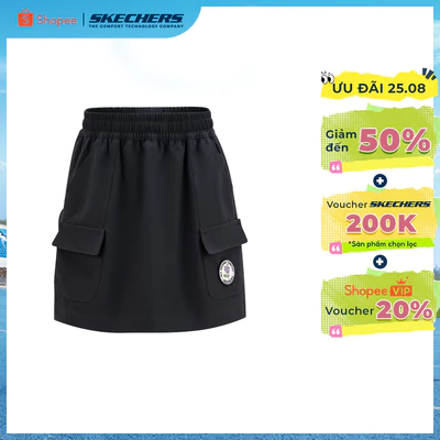 Quần Đùi Thể Thao Bé Gái Skechers Shorts - SL125G092-DKG1 Online Sale