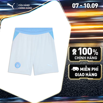 Quần Thể Thao Đá Bóng PUMA Nam MCFC Shorts Replica Icy Blue-Team Light Blue Màu Xanh