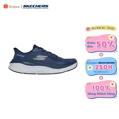 Giày Thể Thao Nam Skechers Slip-ins Performance Max Run Echoridge - 221001-NVY Air-Cooled Goga Mat